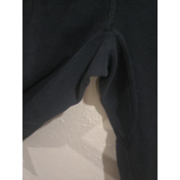 Nike Solo Swoosh Heavyweight Fleece Oversized Pants, Black, Women's Size Small - Picture 4 of 7